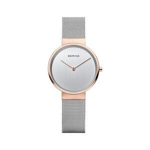 BERING Stainless Steel Elegant Dress Watch Women Silver Watches